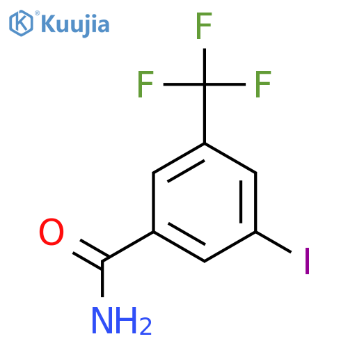 3-Iodo-5-(trifluoromethyl)benzamide structure