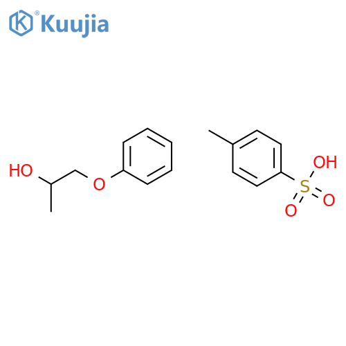 2-Propanol, 1-phenoxy-, 4-methylbenzenesulfonate structure