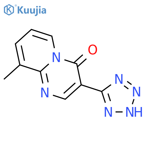 4H-Pyrido[1,2-a]pyrimidin-4-one,9-methyl-3-(2H-tetrazol-5-yl)- structure