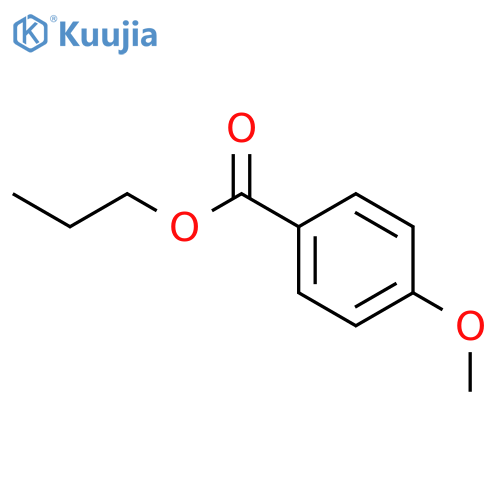 Benzoic acid,4-methoxy-, propyl ester structure