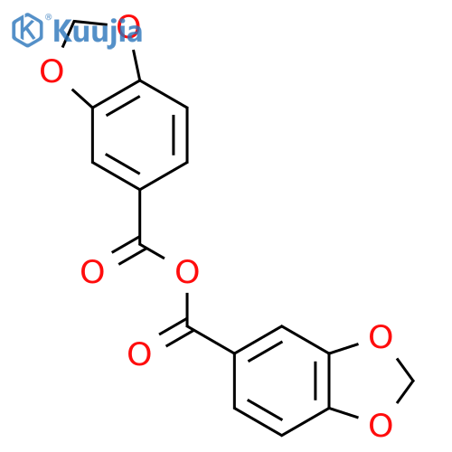 1,3-Benzodioxole-5-carboxylicacid, anhydride with 1,3-benzodioxole-5-carboxylic acid structure
