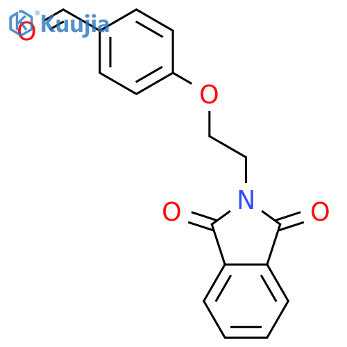 4-2-(1,3-Dioxo-1,3-Dihydro-2h-Isoindol-2-Yl)EthoxyBenzenecarbaldehyde structure