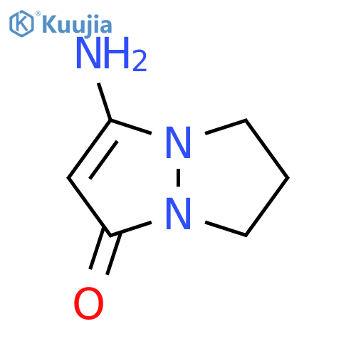 3-amino-6,7-dihydro-1H,5H-pyrazolo1,2-apyrazol-1-one structure