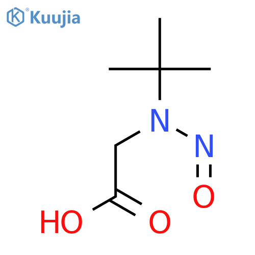 Aceticacid, 2-[(1,1-dimethylethyl)nitrosoamino]- structure