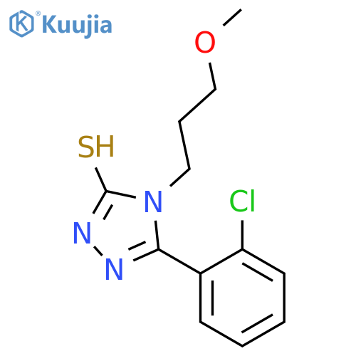 5-(2-Chlorophenyl)-4-(3-methoxypropyl)-4H-1,2,4-triazole-3-thiol structure