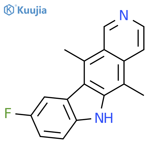 6H-Pyrido[4,3-b]carbazole,9-fluoro-5,11-dimethyl- structure