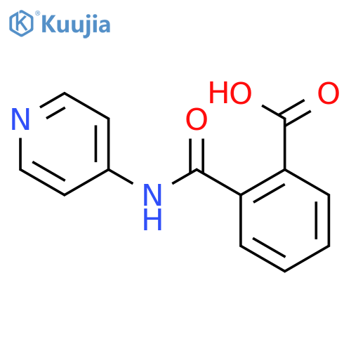 Benzoic acid,2-[(4-pyridinylamino)carbonyl]- structure