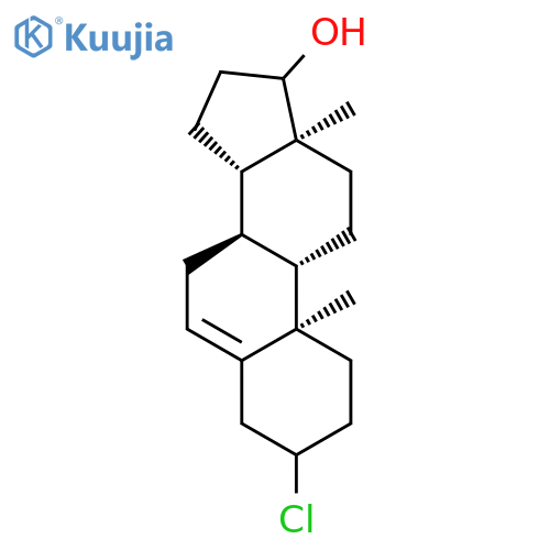 Androst-5-en-17-ol,3-chloro-, (3b,17b)- (9CI) structure