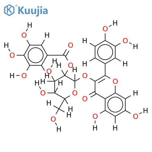 2"-O-(3,4,5-Trihydroxybenzoyl)-Hirsutrin structure