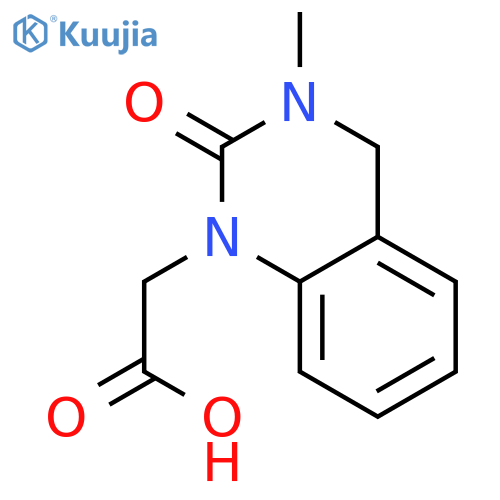 (3-methyl-2-oxo-3,4-dihydroquinazolin-1(2H)-yl)acetic Acid structure