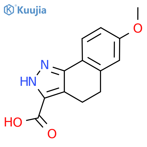 7-Methoxy-4,5-dihydro-1H-benzogindazole-3-carboxylic acid structure
