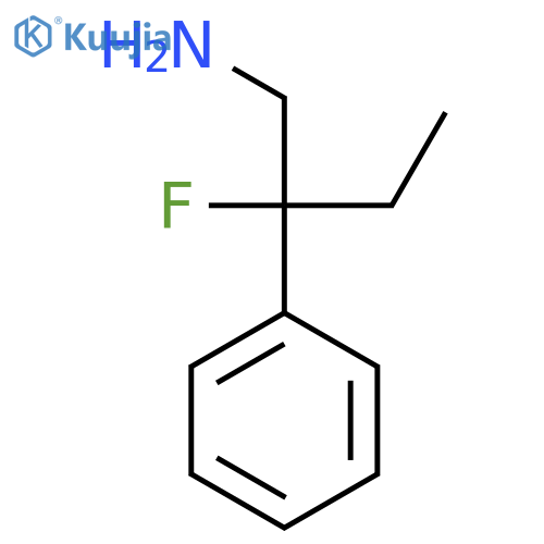 2-Fluoro-2-phenylbutan-1-amine structure