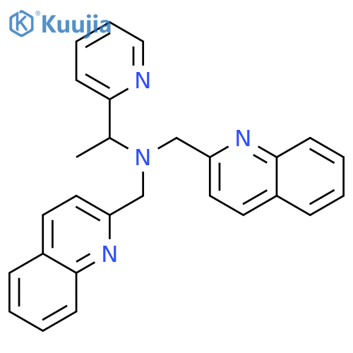 2-QUINOLINEMETHANAMINE, N-[1-(2-PYRIDINYL)ETHYL]-N-(2-QUINOLINYLMETHYL)- structure