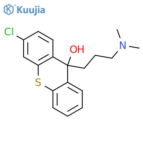 9H-Thioxanthen-9-ol,3-chloro-9-[3-(dimethylamino)propyl]- structure