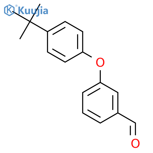 Benzaldehyde,3-[4-(1,1-dimethylethyl)phenoxy]- structure