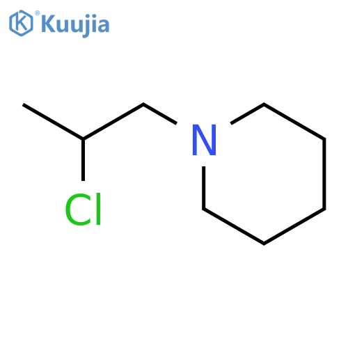 1-(2-Chloropropyl)piperidine structure