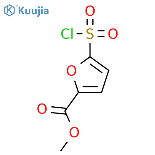 Methyl 5-(Chlorosulfonyl)-2-furoate structure