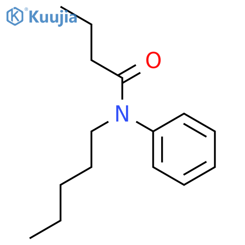 Butanamide,N-pentyl-N-phenyl- structure