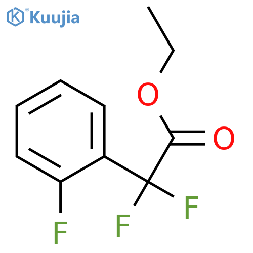 ethyl 2,2-difluoro-2-(2-fluorophenyl)acetate structure