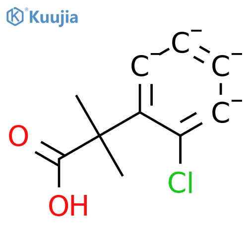 2-(2-Chlorophenyl)-2-methylpropanoic acid structure