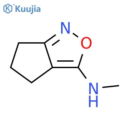 4H-CYCLOPENT[C]ISOXAZOL-3-AMINE, 5,6-DIHYDRO-N-METHYL- structure