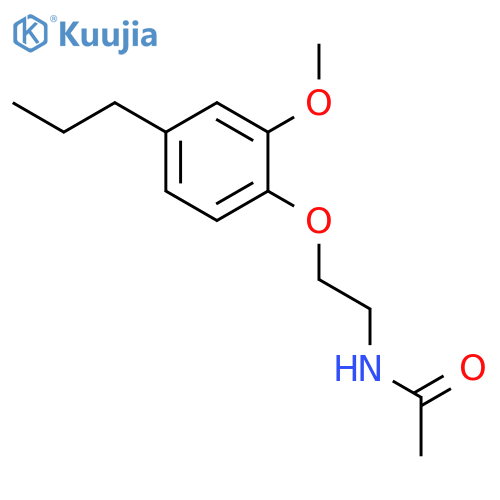 N-2-(2-Methoxy-4-propylphenoxy)ethylacetamide structure