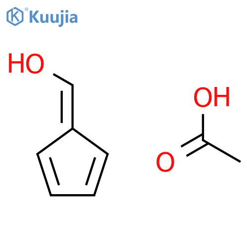 Cyclopenta-2,4-dien-1-ylidenemethyl acetate structure
