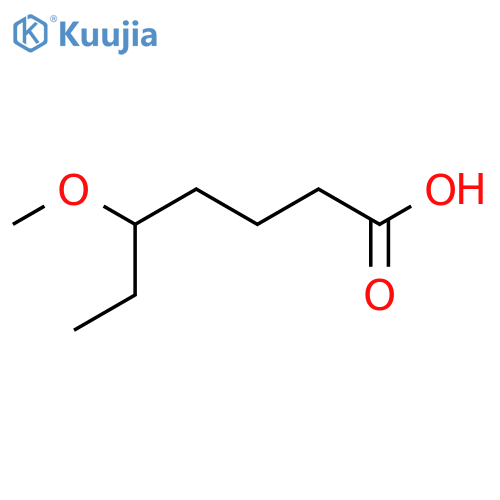 5-methoxyheptanoic acid structure