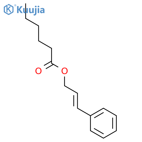 Hexanoic acid,3-phenyl-2-propen-1-yl ester structure