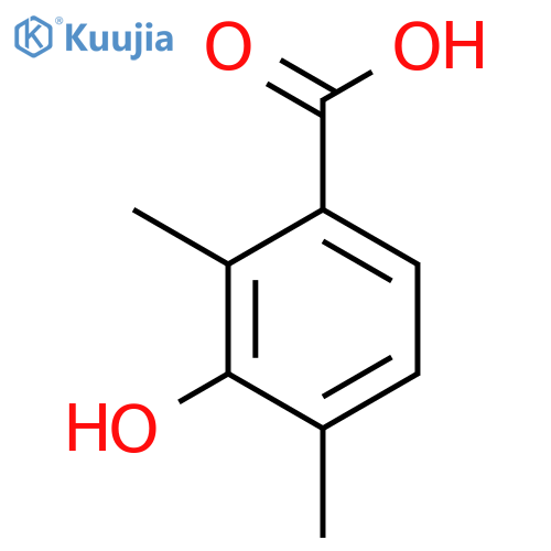 3-Hydroxy-2,4-dimethylbenzoic acid structure