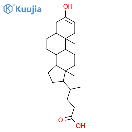 3beta-Hydroxycholenoic acid structure