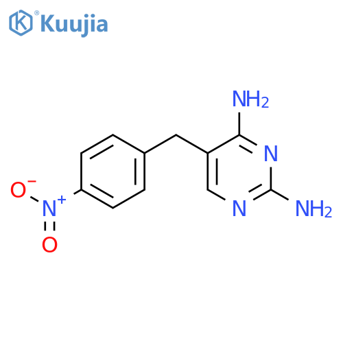2,4-Diamino-5-(4-nitrobenzyl)pyrimidine structure