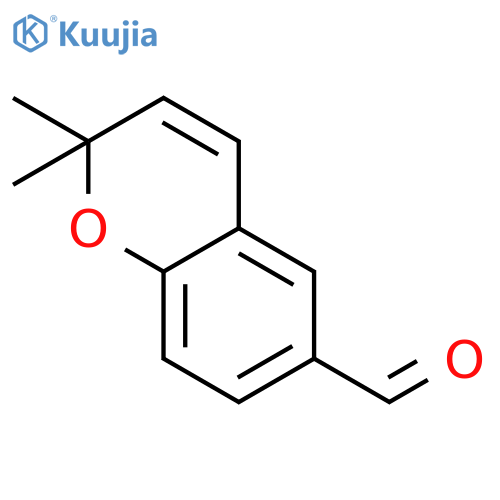2,2-dimethylchromene-6-carbaldehyde structure