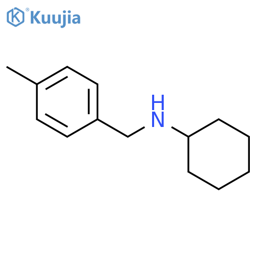 N-(4-methylphenyl)methylcyclohexanamine structure