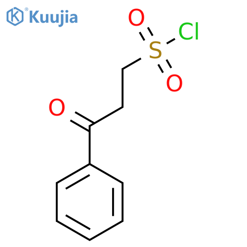 3-Oxo-3-phenylpropane-1-sulfonyl chloride structure