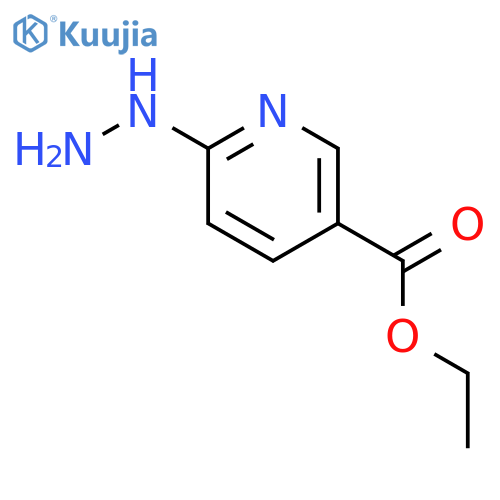 Ethyl 6-hydrazinonicotinate structure