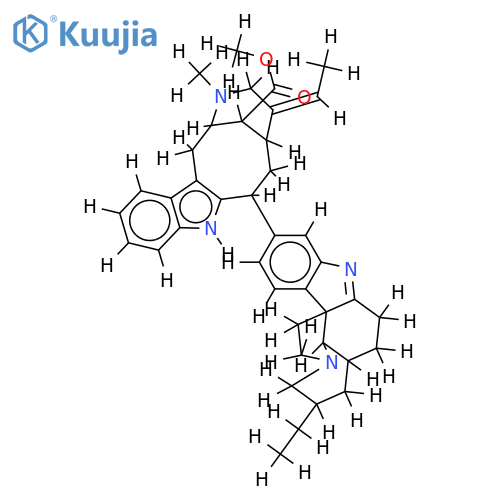 3-(7-ethyl-1,2-didehydro-20,21-dinor-aspidospermidin-16-yl)-vobasan-17-oic acid methyl ester structure