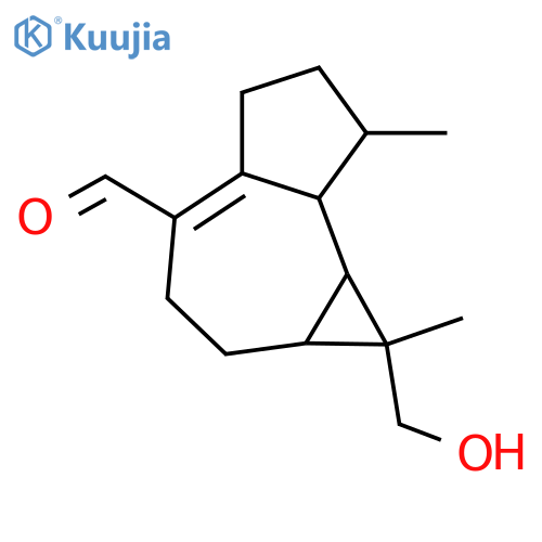 12-Hydroxy-1(10)-aromadendren-14-al; (4α,5β,6α,7α,11α)-form structure