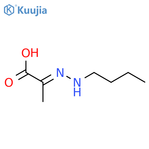 PROPANOIC ACID, 2-(BUTYLHYDRAZONO)- structure