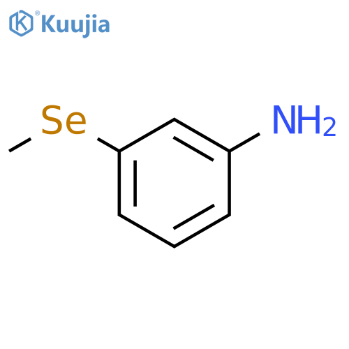 Benzenamine,3-(methylseleno)- structure