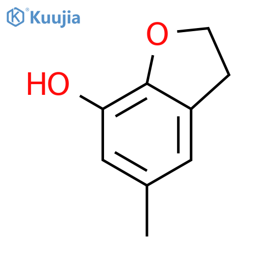 5-methyl-2,3-dihydro-1-benzofuran-7-ol structure