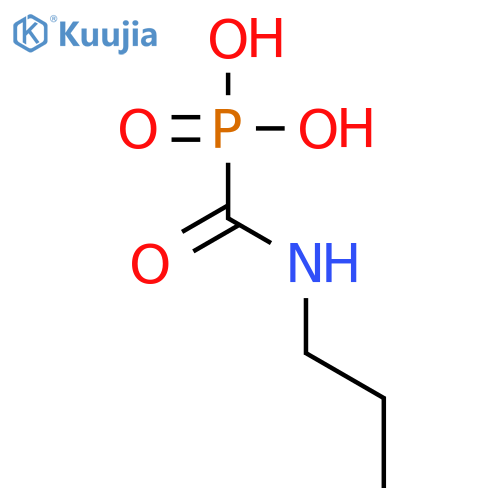 PHOSPHONIC ACID, [(PROPYLAMINO)CARBONYL]- structure