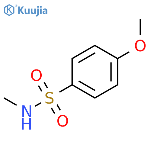 4-Methoxy-N-methylbenzenesulfonamide structure