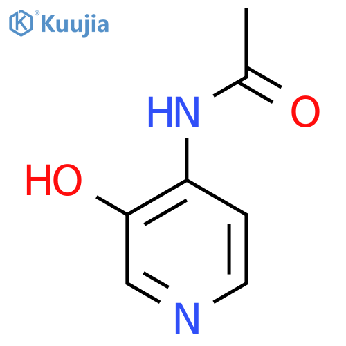 N-(3-Hydroxypyridin-4-yl)acetamide structure