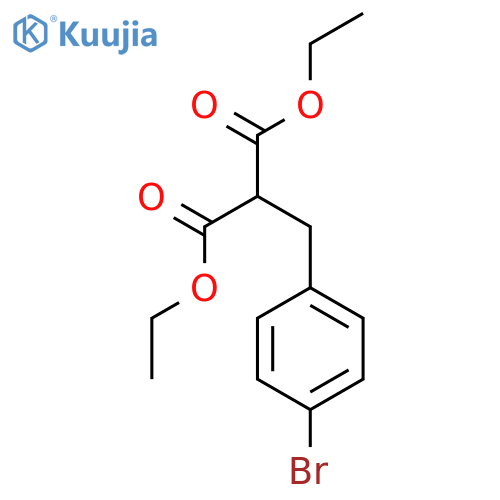 Diethyl 2-(4-bromobenzyl)malonate structure