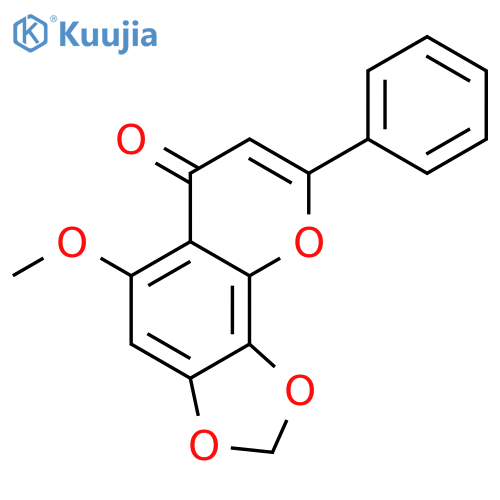 5-Methoxy-7,8-methylenedioxyflavone structure