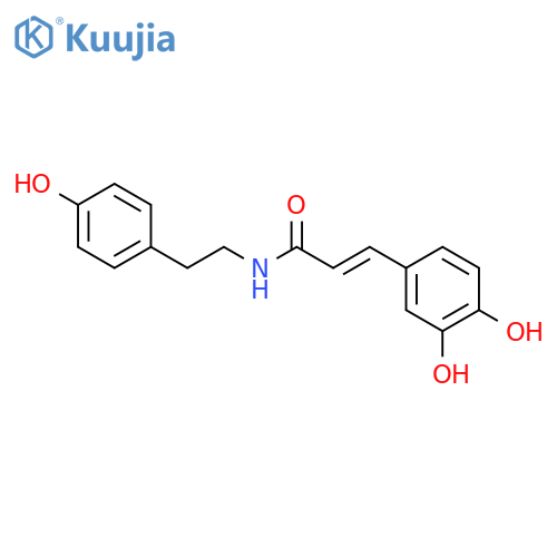2-Propenamide, 3-(3,4-dihydroxyphenyl)-N-[2-(4-hydroxyphenyl)ethyl]- structure