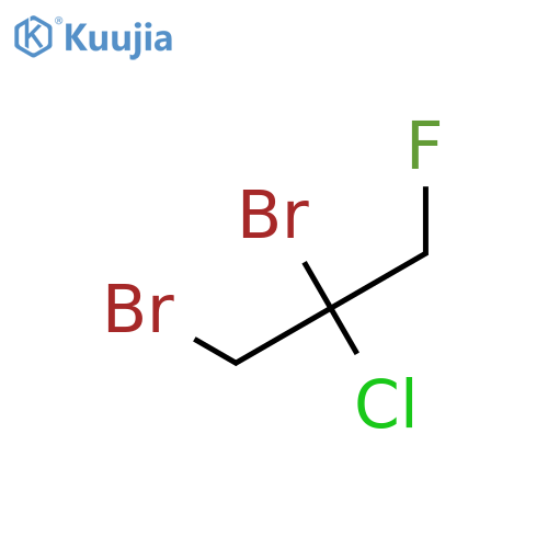 2-Chloro-1,2-Dibromo-3-Fluoropropane structure