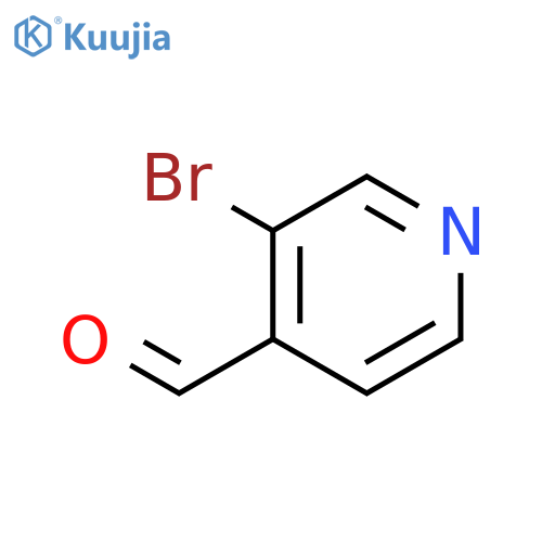 3-bromopyridine-4-carbaldehyde structure