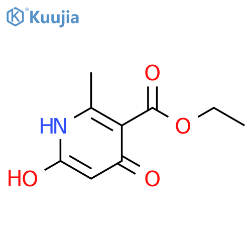 3-Pyridinecarboxylic acid, 1,4-dihydro-6-hydroxy-2-methyl-4-oxo-, ethyl ester structure